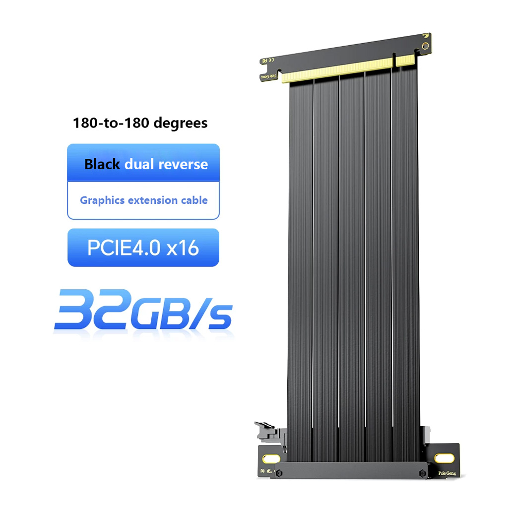 PCIe 3.0 / 4.0 X16 GPU Extensi - огляд і ціна Pcie 4.0 X16 Riser Cable 90 Degree