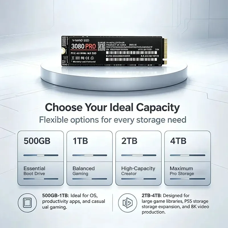 Original 3080 PRO M.2 2280 PCI - огляд і ціна M.2 Nvme 4Tb Pcie 4.0 Ssd