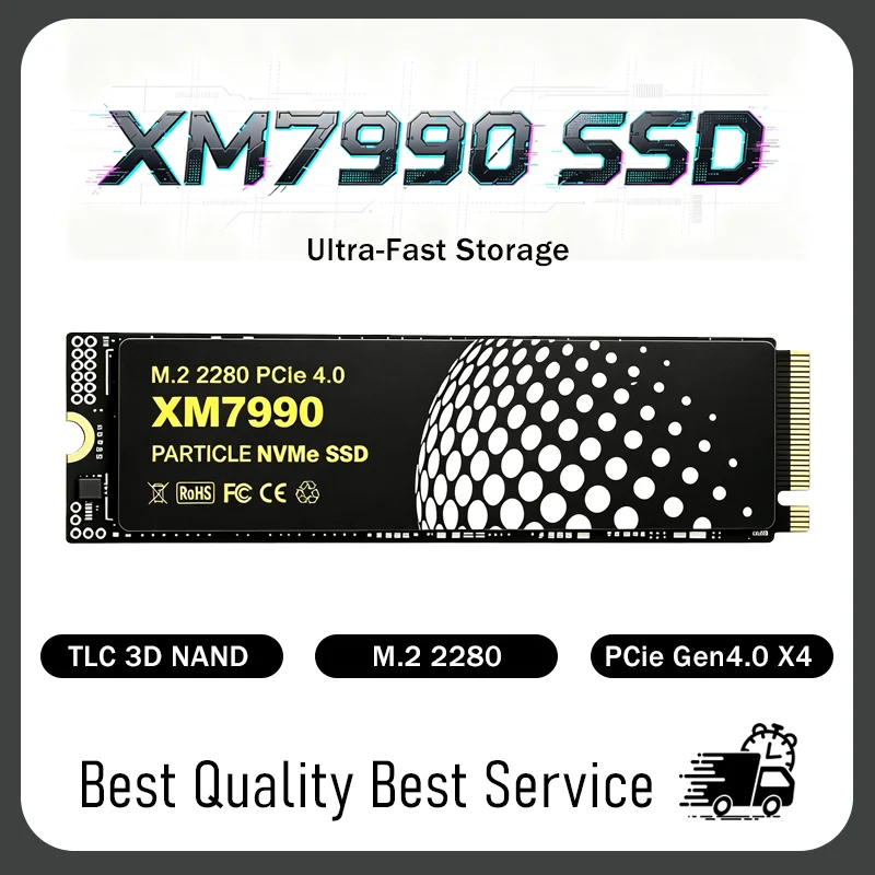 XM7990 M.2 NVMe SSD 500GB 1TB  - огляд і ціна M.2 Nvme 4Tb Pcie 4.0 Ssd