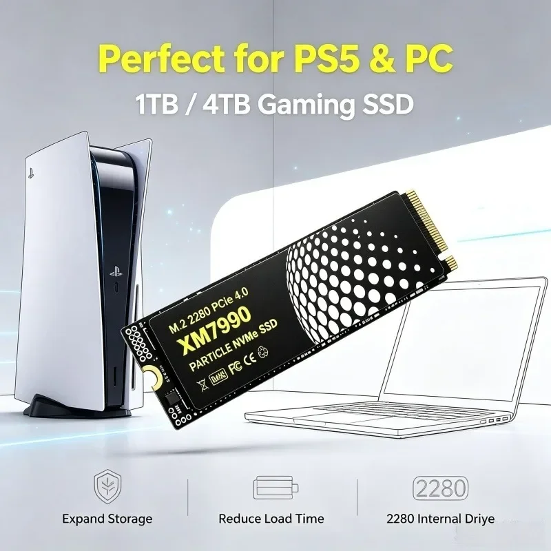 XM7990 M.2 NVMe SSD 500GB 1TB  - огляд і ціна M.2 Nvme 4Tb Pcie 4.0 Ssd
