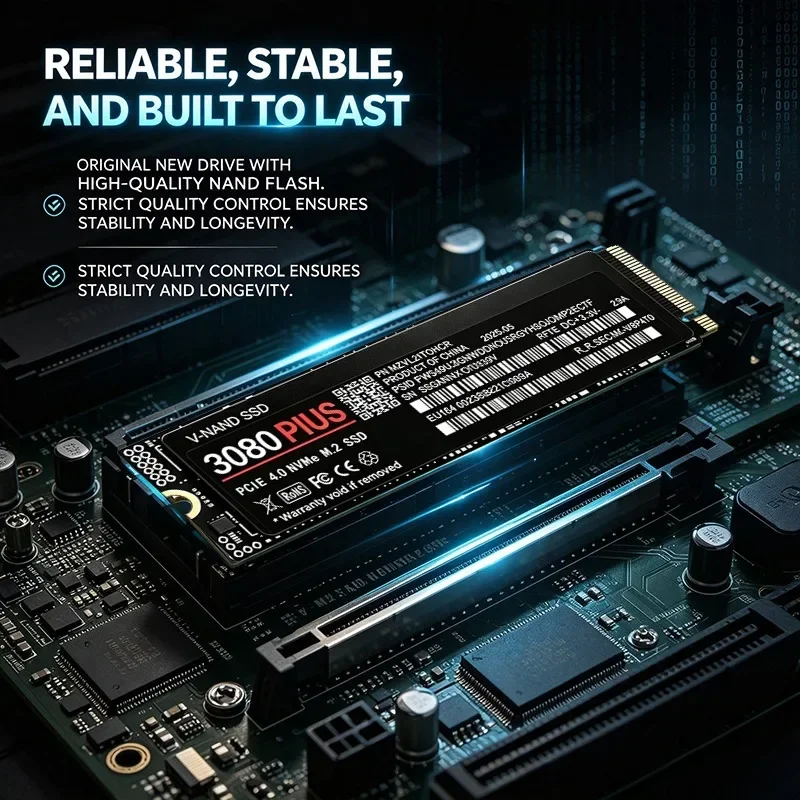 3080 PLUS M.2 2280 NVMe SSD In - огляд і ціна M.2 Nvme 4Tb Pcie 4.0 Ssd