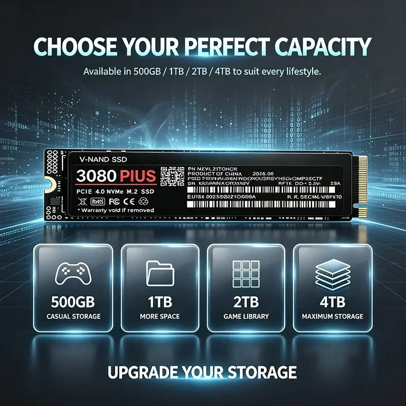 3080 PLUS M.2 2280 NVMe SSD In - огляд і ціна M.2 Nvme 4Tb Pcie 4.0 Ssd