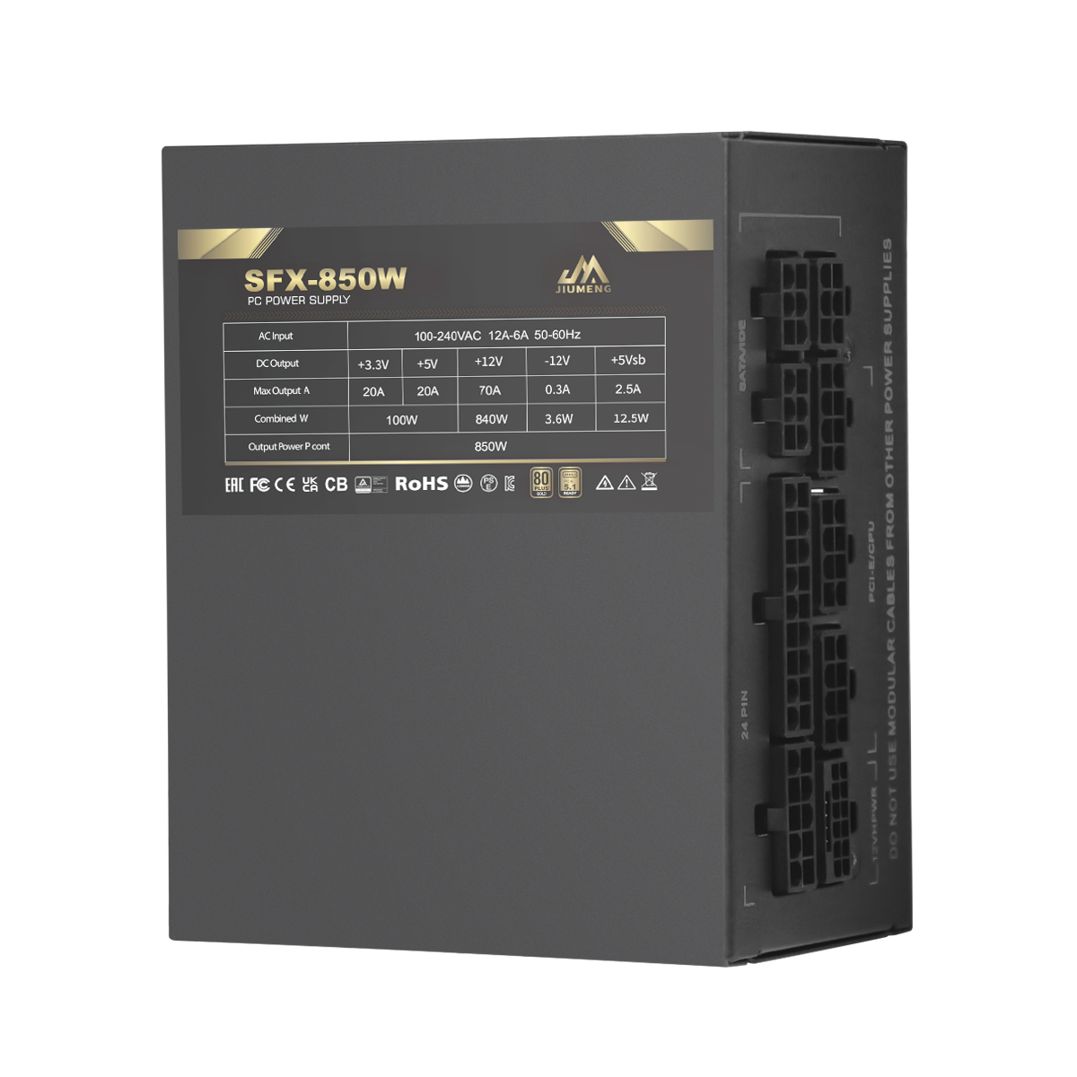 SFX 850W Module Switch Power S - огляд і ціна Sfx Power Supply 850W Gold