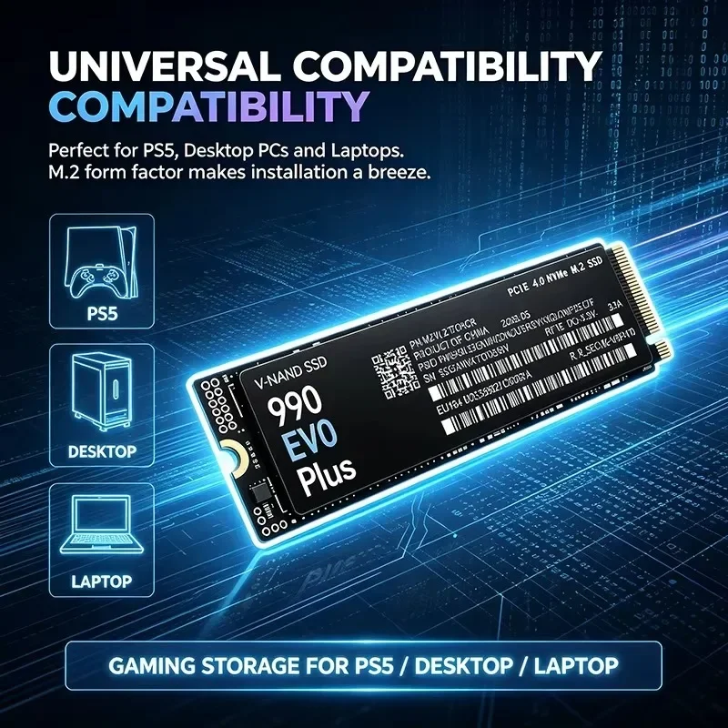 NEW 990 EVO Plus M.2 2280 NVMe - огляд і ціна M.2 Nvme 4Tb Pcie 4.0 Ssd