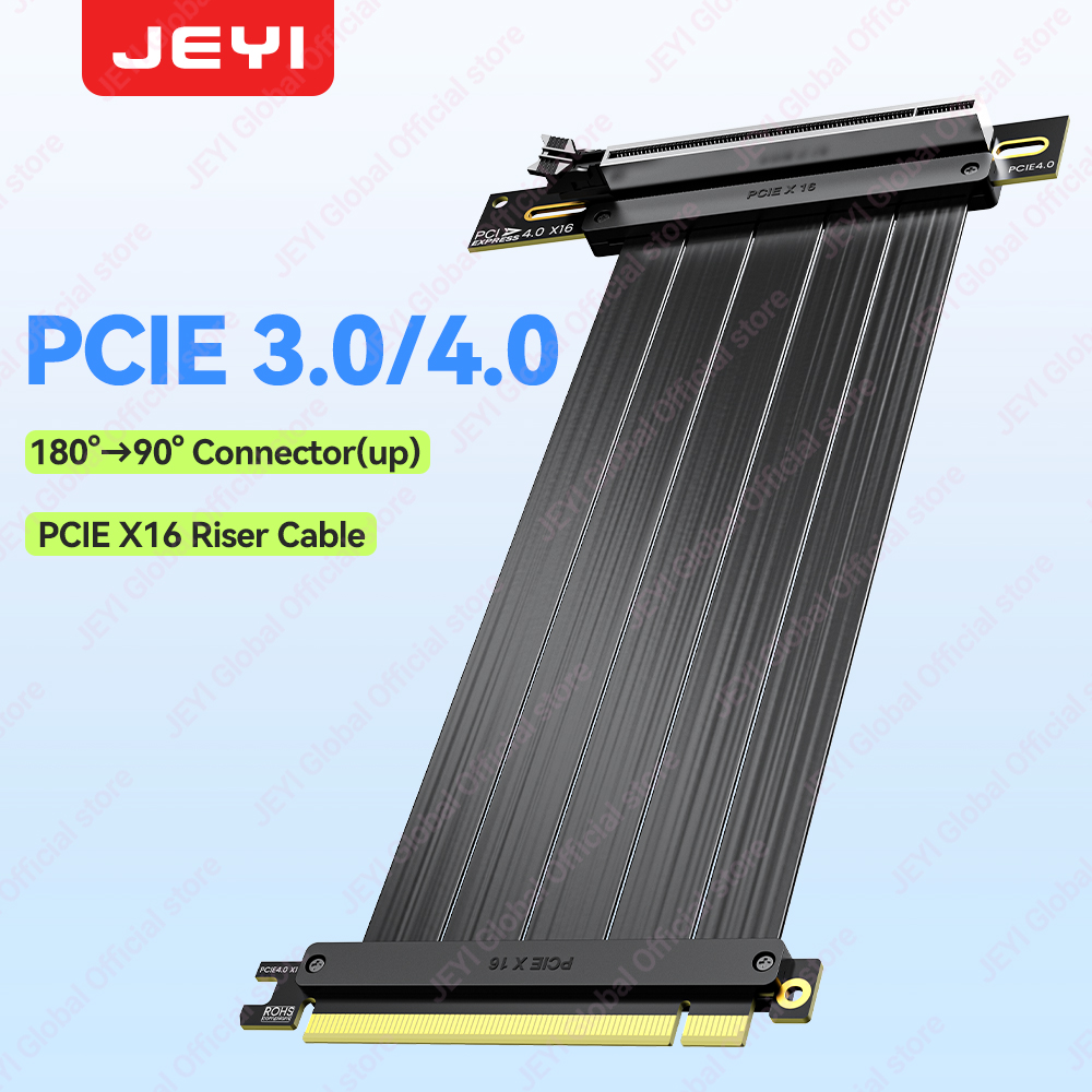 JEYI PCIe 4.0 Riser Cable 90 D - огляд і ціна Pcie 4.0 X16 Riser Cable 90 Degree