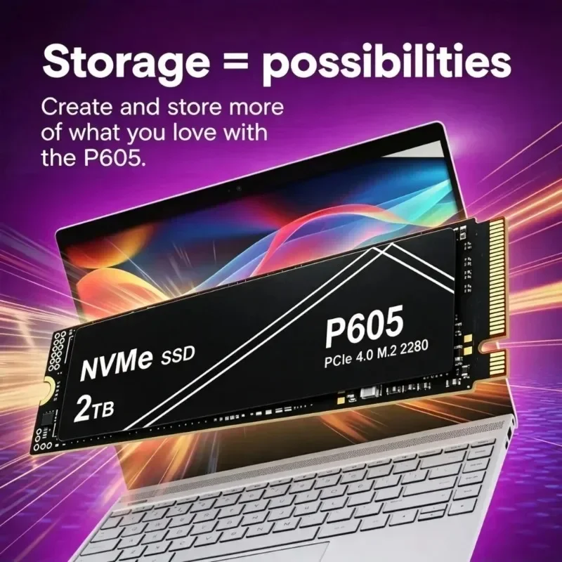 P605 NVMe SSD 7100MB/s PCIe 4. - огляд і ціна M.2 Nvme 4Tb Pcie 4.0 Ssd
