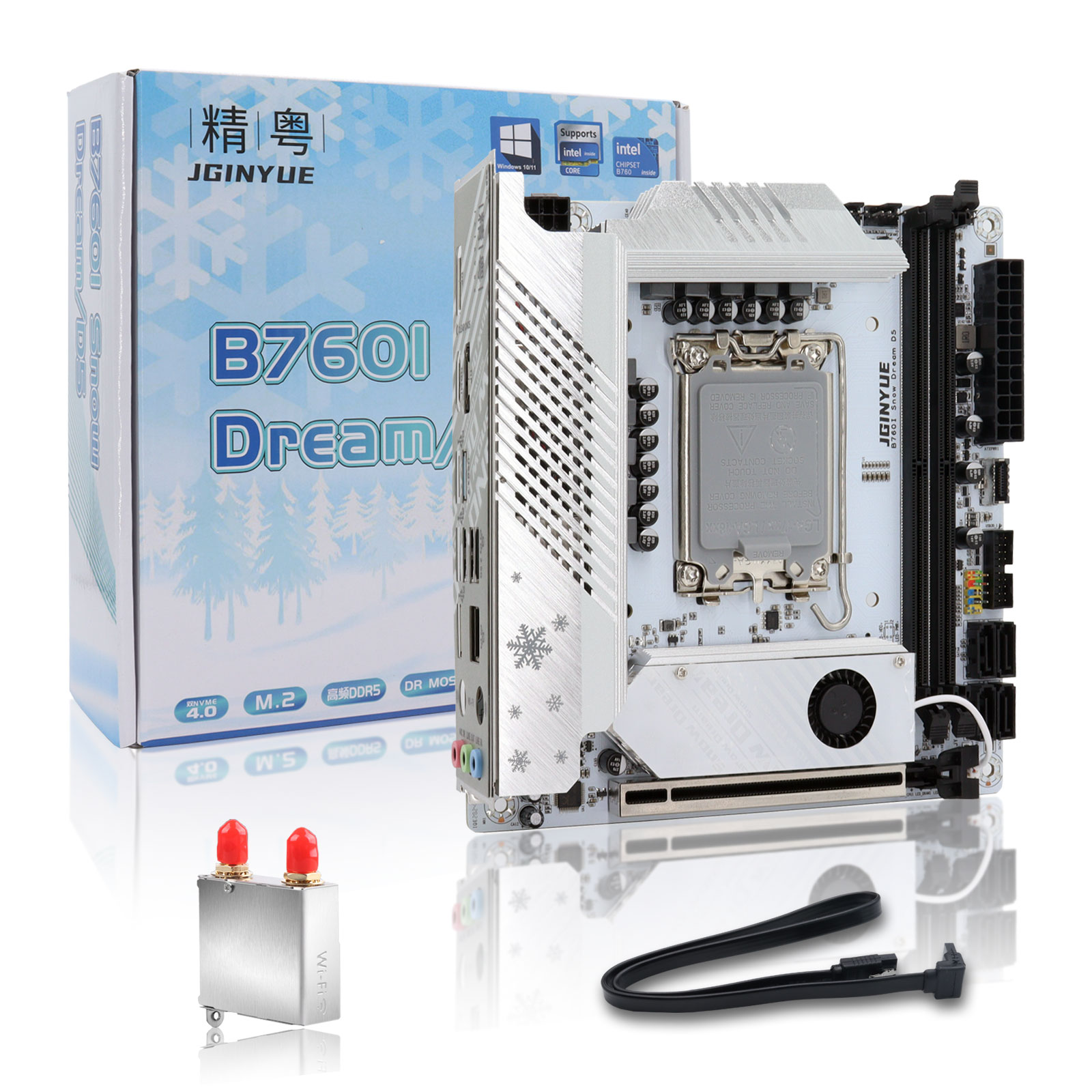 JGINYUE B760i ddr5 mini itx de - огляд і ціна Lga 1700 Ddr5 Itx Motherboard