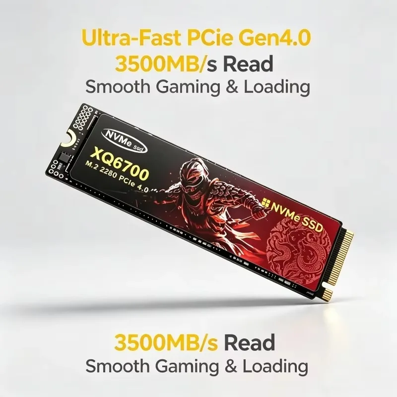 XQ6700 M.2 NVMe SSD 500GB 4TB  - огляд і ціна M.2 Nvme 4Tb Pcie 4.0 Ssd