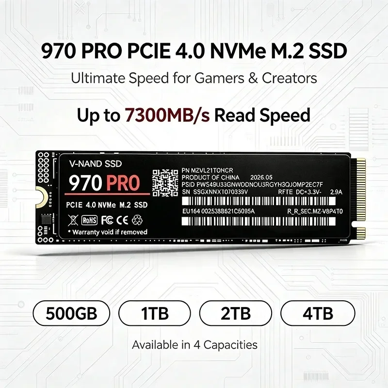970 PRO M.2 NVMe 2280 Internal - огляд і ціна M.2 Nvme 4Tb Pcie 4.0 Ssd