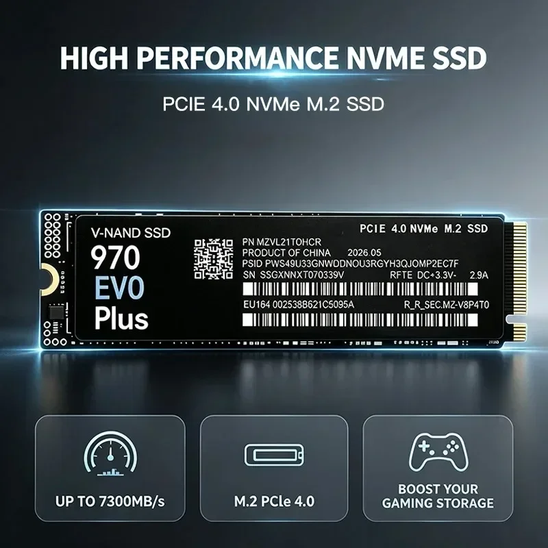 High-Speed 970 EVO Plus SSD 73 - огляд і ціна M.2 Nvme 4Tb Pcie 4.0 Ssd