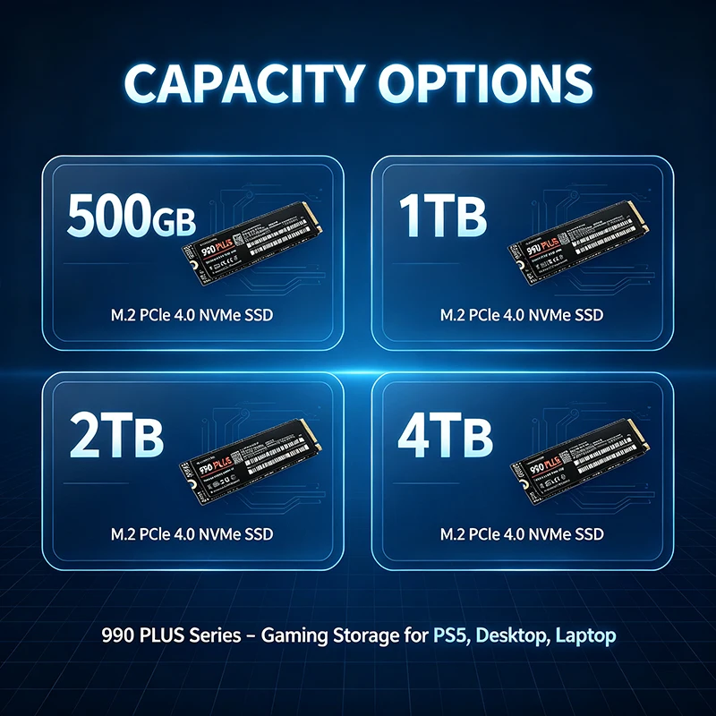 Genuine 990 Plus M.2 NVMe PCIe - огляд і ціна M.2 Nvme 4Tb Pcie 4.0 Ssd